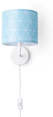Produktbild von Wandleuchte Stofflampenschirm Tischlampe Nachttischlampe E14 Vintage Retro Rund