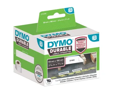Produktbild von DYMO Etikettenrolle für Etikettendrucker 1933087 weiß, 59,0 x 190,0 mm, 1 x 170 Etiketten