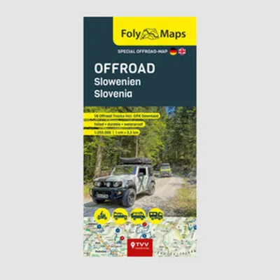 Obrázek produktu pro Folymaps Offroad Slovinsko 1 250 000 – Jazyk: angličtina