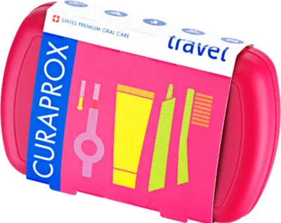 Obrázok produktu pre Curaprox, Zestaw Turystyczny Czerwony