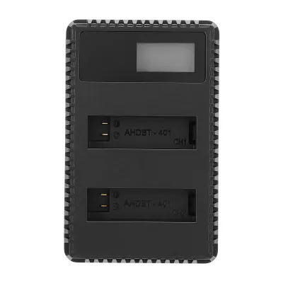 Produktbild von Ładowarka do aparatu, podwójna ładowarka do aparatu, ładowarka do aparatu AHDBT-401, podwójna ładowarka do aparatu cyfrowego LCD, podwójna ładowarka do aparatu AHDBT-401