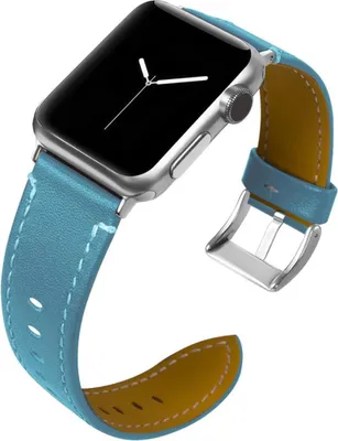 Immagine prodotto di Cinturino in pelle per Apple Watch 49/45/44/42mm Serie Retro Ultra/10/9/8/7/6 Blu