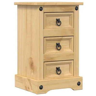 Obrázek produktu pro Noční stolek 35 x 32,5 x 58 cm masivní borové dřevo
