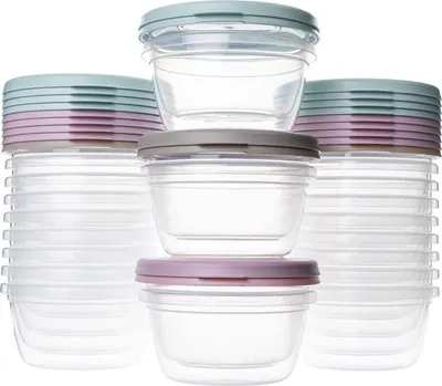 Produktbild von Babyportioniereinheiten für Lebensmittel - BPA-frei - 24 Stück - 250 ml - mikrowellenbeständig