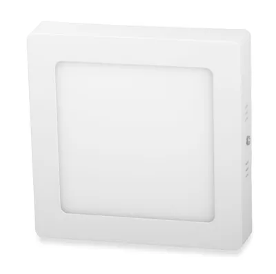 Obrázek produktu pro Ecolite Bílý přisazený LED panel hranatý 170 x 170mm 12W Barva světla: Denní bílá LED-CSQ-12W/4100