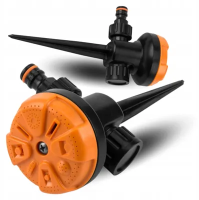 Produktbild von Bradas Rasensprenger ECO-1081 8-Funktionen Erdspieß Gartenbewässerung