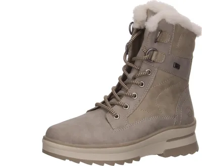 A single women's boot shown against a white background.
