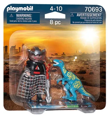 Image de PLAYMOBIL 70693 DuoPack Velociraptor vs Stroper
