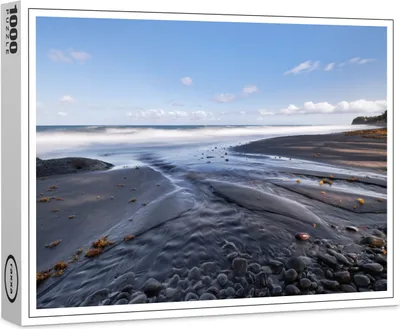 Produktbild von raxxa Premium-Puzzle "Sandrippen am Strand", 1000 Teile