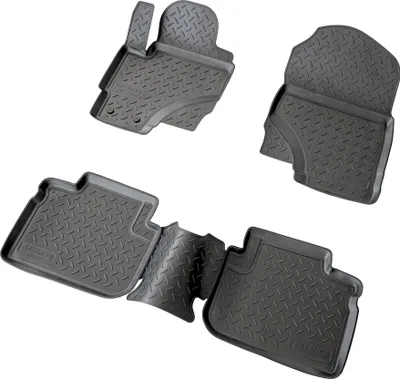 Immagine prodotto di Tappetini in gomma 3D adatti per Mitsubishi Colt VI | 2008-2012 | 5 porte | perfettamente su misura