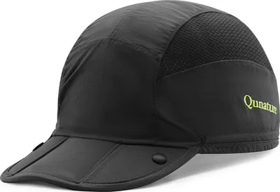 Immagine prodotto di Qunature Cappello da ciclismo Cappello estivo Sport all'aperto Donne Uomini Ciclismo Cappello a coda di cavallo Nero
