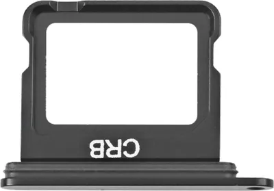 Image de Clappio, Porte-carte SIM pour iPhone 16 / iPhone 16 Plus emplacement nano-SIM, Noir