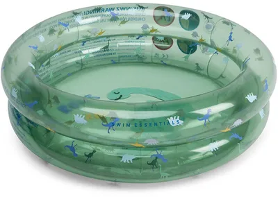 Produktbild von Swim Essentials Swimming Baby Pool 60 cm Blue/Green Dinosaur 60 x 15 cm | Swimmingpool Planschbecken