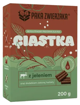 Obrázek produktu pro Krmivo pro zvířata Elensko se zeleným čajem – pamlsky pro psy – 200 g