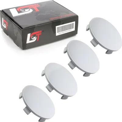 Produktbild von 4x Radnabenkappe Nabendeckel Felgen Deckel ø 60mm Grau für AUDI PORSCHE