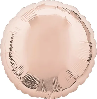 Produktbild von Runder Folienballon in Roségold, 43 cm – Amscan