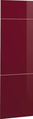 Produktbild von Küchenfront Vicco R-Line Rot Hochglanz 59.6 x 196 cm Möbelfront für den Kühlumbauschrank, Model 41244