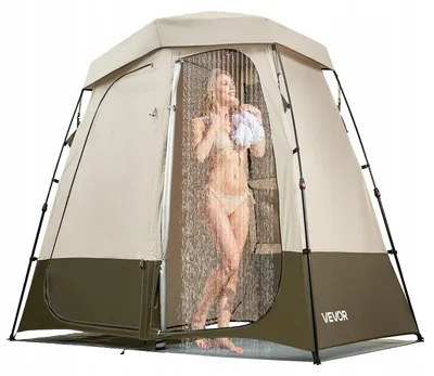 Zdjęcie produktu dla NAMIOT PRYSZNICOWY XL Z 2 POMIESZCZENIAMI NAMIOT TOALETOWY 250x122x218 cm