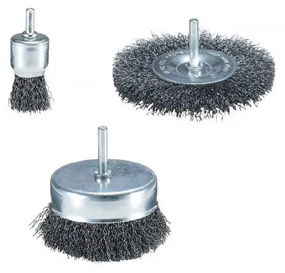 Image de Lot de 3 brosses boisseau pour perceuse MAKITA D-66070