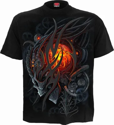 Produktbild von Spirale - Steampunk-Totenkopf - T-Shirt