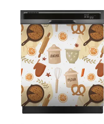 Produktbild von Aufkleber sticker 60x60 cm Dekorative folie Spülmaschine - Backen Schokolade Kuchen
