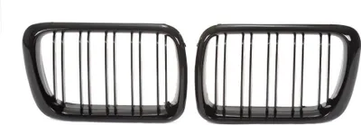 Produktbild von Kühlergrill DOPPELRIPPE Schwarz Glanz für BMW 3er E36 1996-1999