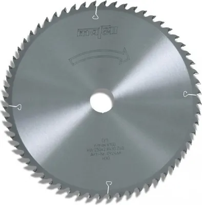 Produktbild von Mafell Sägeblatt-HM 250 x 1,8/2,8 x 30 mm, Z 60, WZ | 092466