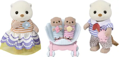Obrázok produktu pre Sylvanian Families Seotter Family, hracie figúrky, figúrky, hračky, deti, 5803