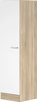 Produktbild von Geschirrschrank - 50 cm breit - Weiß Sonoma Eiche – Salerno