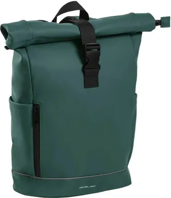 Produktbild von Daniel Ray Rolltop-Rucksack Laptoprucksack Highlands mit gepolstertem Rücken - PolyurethanRollrucksack Fahrradrucksack mit Laptopfach in Petrol