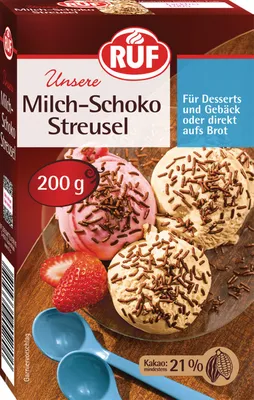 Produktbild von RUF Milch-Schoko-Streusel 200g