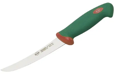 Produktbild von Sanelli Ausbeinmesser gebogen, ergonomischer Griff, Klingenlänge 16 cm