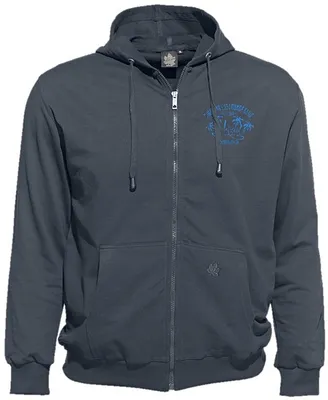 Produktbild von Übergrößen Kapuzen-Sweatjacke Honolulu blau AHORN SPORTSWEAR Iron Grey 6XL