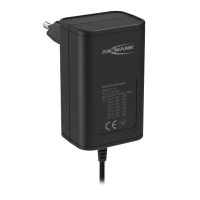 Produktbild von Ansmann APS 300, 3,6 W, 3V / 4.5V / 5V / 6V / 7.5V / 9V / 12V, Schwarz, 250 mm, 100 mm, 45 mm