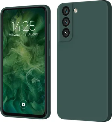 Produktbild von Hülle für Samsung Galaxy S22 Case Cover Bumper Silikon Softgrip Schutzhülle Farbe: Grün