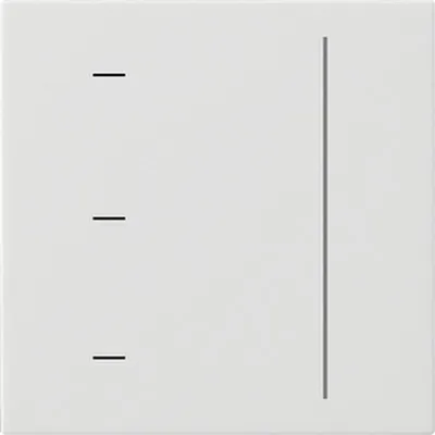 Produktbild von Giersiepen 536527 System 3000 Touch Bedienaufsatz System 55 Reinweiß seidenmatt