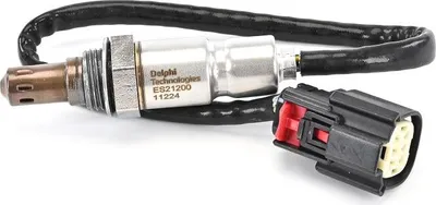 Produktbild von DELPHI Lambdasonde für FORD Fiesta Mk6 Schrägheck (JA8, JR8) nach-Kat Beheizt 260mm ES21200-12B1