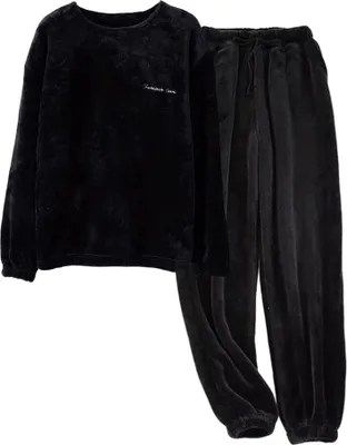 Herren Schlafanzug Flanell Set Mit Kapuze – Langarm, Bequem, Wintertauglich