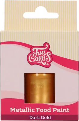 Produktbild von Metallische Lebensmittelfarbe GOLD DARK GOLD 30ml