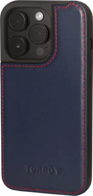 Immagine prodotto di TORRO Custodia in pelle per iPhone 15 Pro - Blu navy