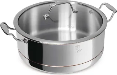 Produktbild von Tiefer Kochtopf mit Deckel, 28 cm Berlinger Haus BH8816