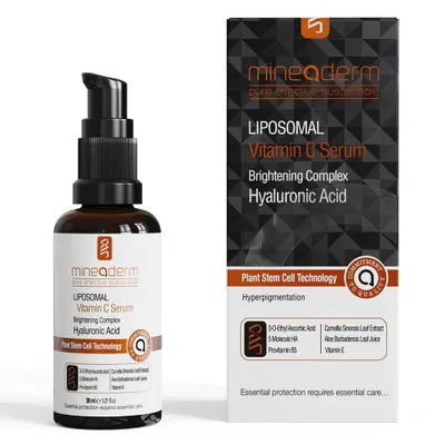Produktbild von mineaderm - Liposamales Vitamin C Serum, Brightening Complex mit Hyaluronsäure, Hyperpigmentation, 30 ml