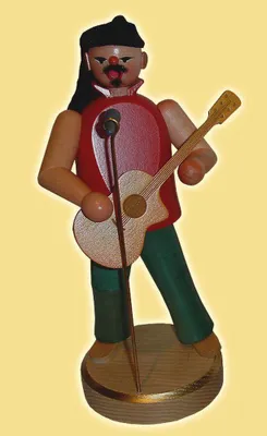 Produktbild von Räuchermann Rocksänger Höhe= 22cm NEU