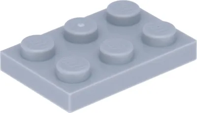 Produktbild von Lego® 2x3 Platten 3021 - 1 Stück Helles Bläuliches Grau