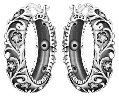 Image de Clips d'oreilles en argent sterling 925 pour femmes