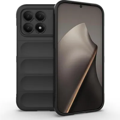 Obrázok produktu pre Puzdro na mobil TPU s flanelovým povrchom pre Xiaomi Poco F8 Pro Magic Shield, plastové, čierne