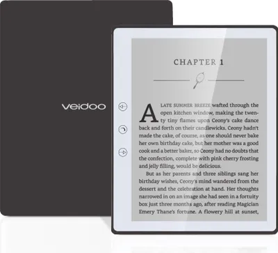 Immagine prodotto di ZELURXX Lettore di e-book da 5,8 pollici Touchscreen Memoria da 32 GB Supporto PDF 2,4G WLAN USB-C Leggero e sottile, nero