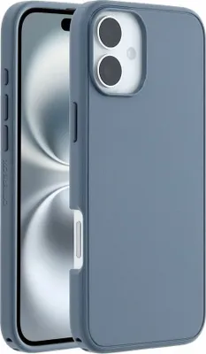 Produktbild von OtterBox Symmetry Hülle für Apple iPhone 16 Plus Smartphone - Blau - Sturzsicher - Polycarbonat, Thermoplastisches Elastomer, Plastik - Kann drahtlos geladen werden