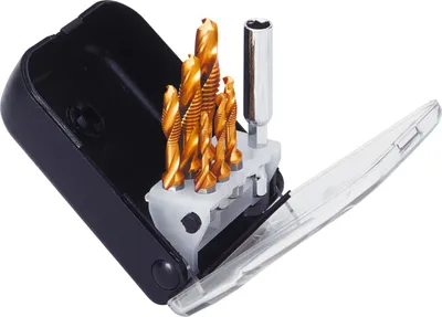 Produktbild von Exact Gewindebohrer SGE Bit-Satz ClipSet B SGE-Bits HSSG M3-M10 TIN