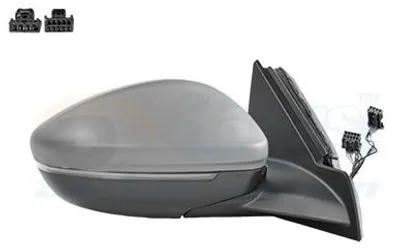 Immagine prodotto di VAN WEZEL 4043808 Specchietto esterno destro per OPEL Corsa F, convesso, riscaldato, primerizzato